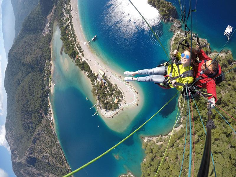 Fethiye cable car and paragliding story Babadag process.